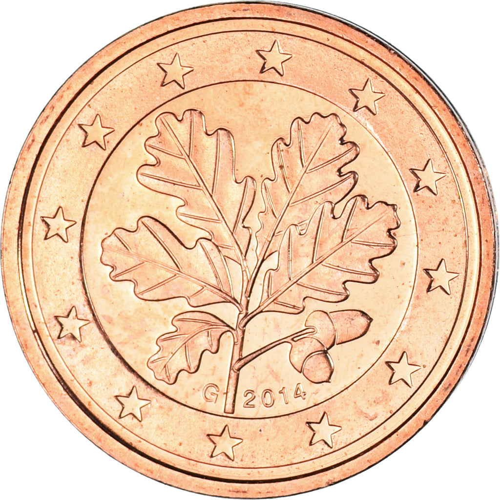 DEUTSCHLAND - BUNDESREPUBLIK,
2 eurocenty,
2014