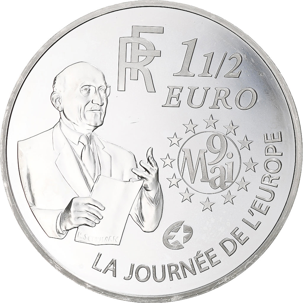 Francja,
La Journée De L'Europe,
1-1/2 euro