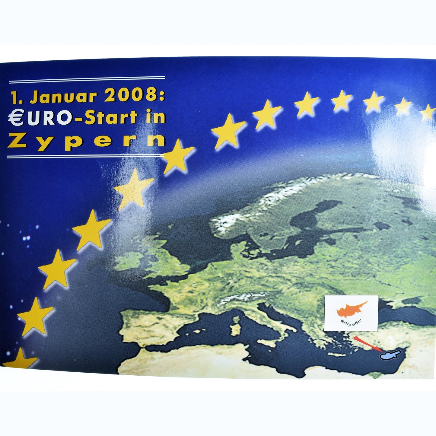 Zypern,
1 cent za 2 euro,
Euro-Start w Zypernie