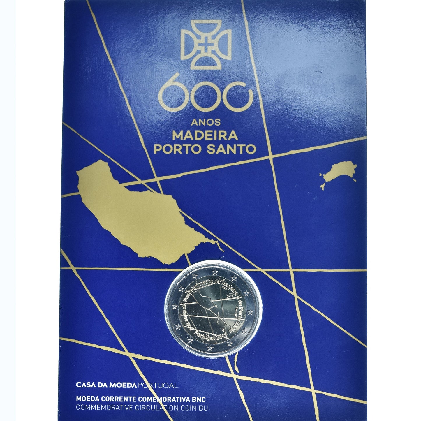Portugalia,
2 euro,
600 Jahre Madera Porto Santo