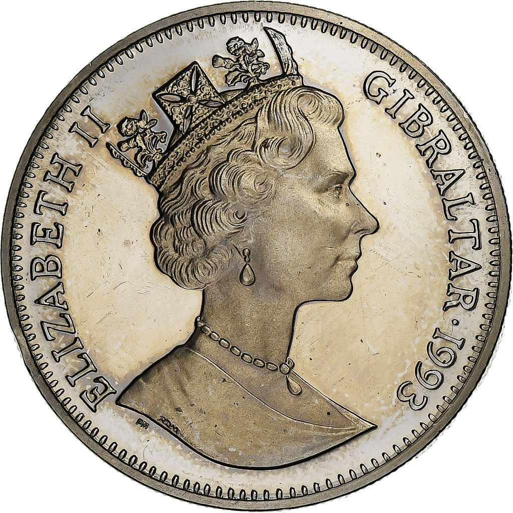 Gibraltar,
Elżbieta II.,
2,8 ECU
