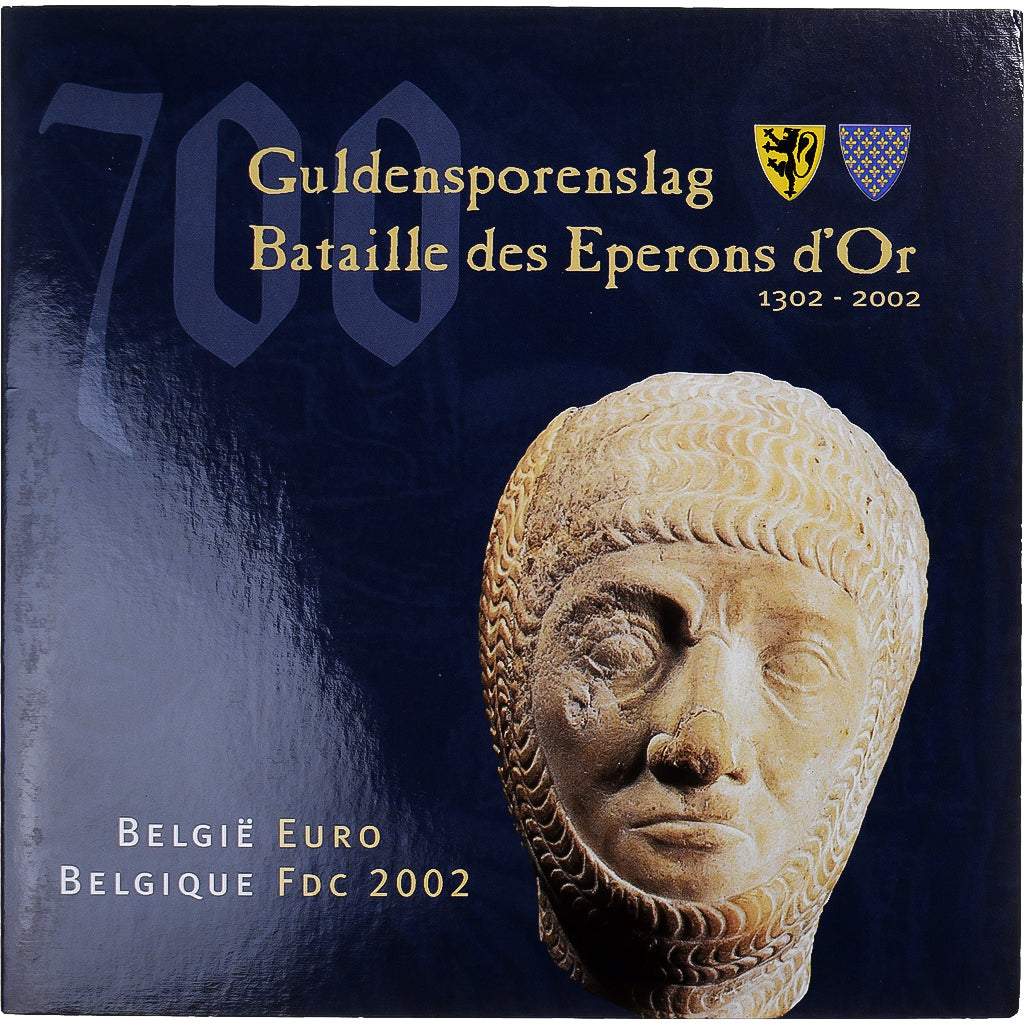 Belgia,
1 cent za 2 euro,
Bataille des éperons d'or