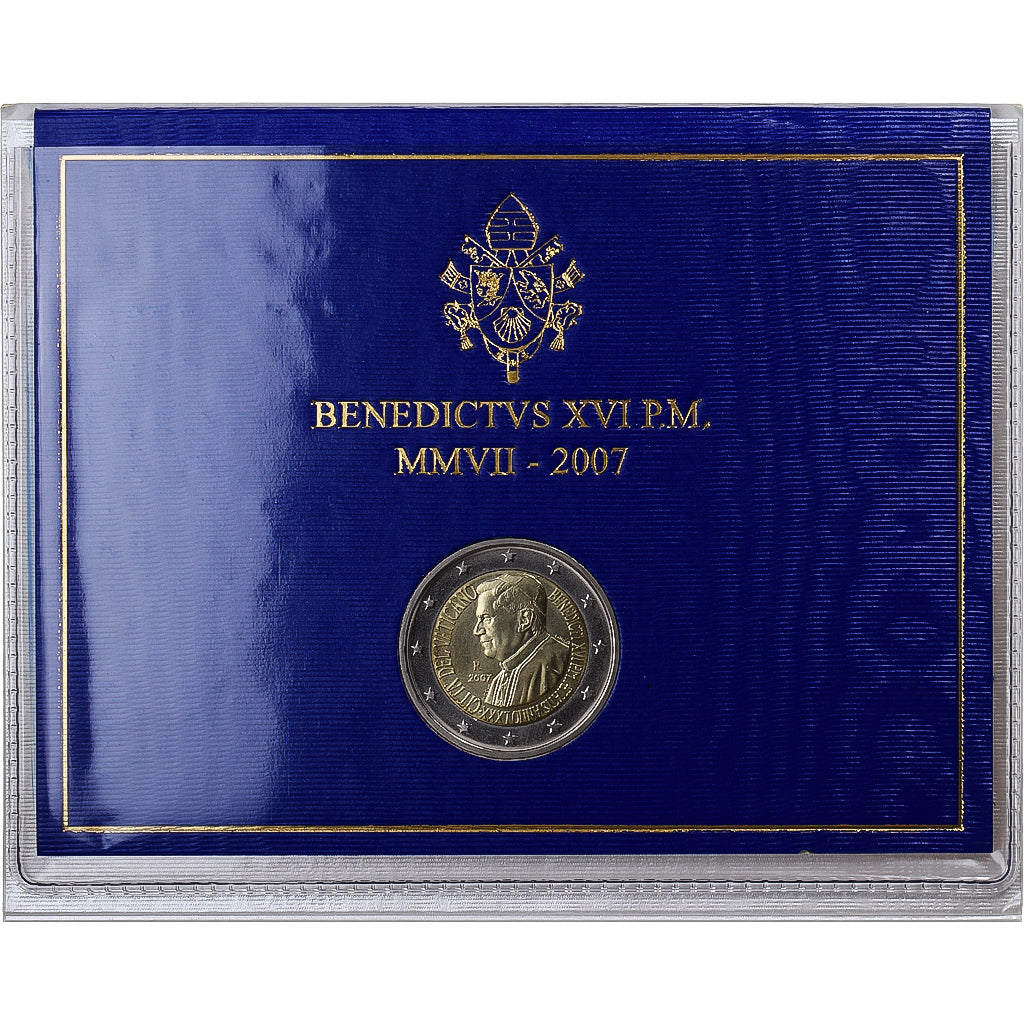 Watykan,
2 euro,
80. Jahrestag von Benedikt XVI