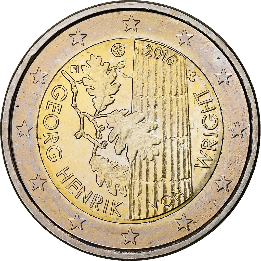 Finlandia,
2 euro,
Georg Henryk