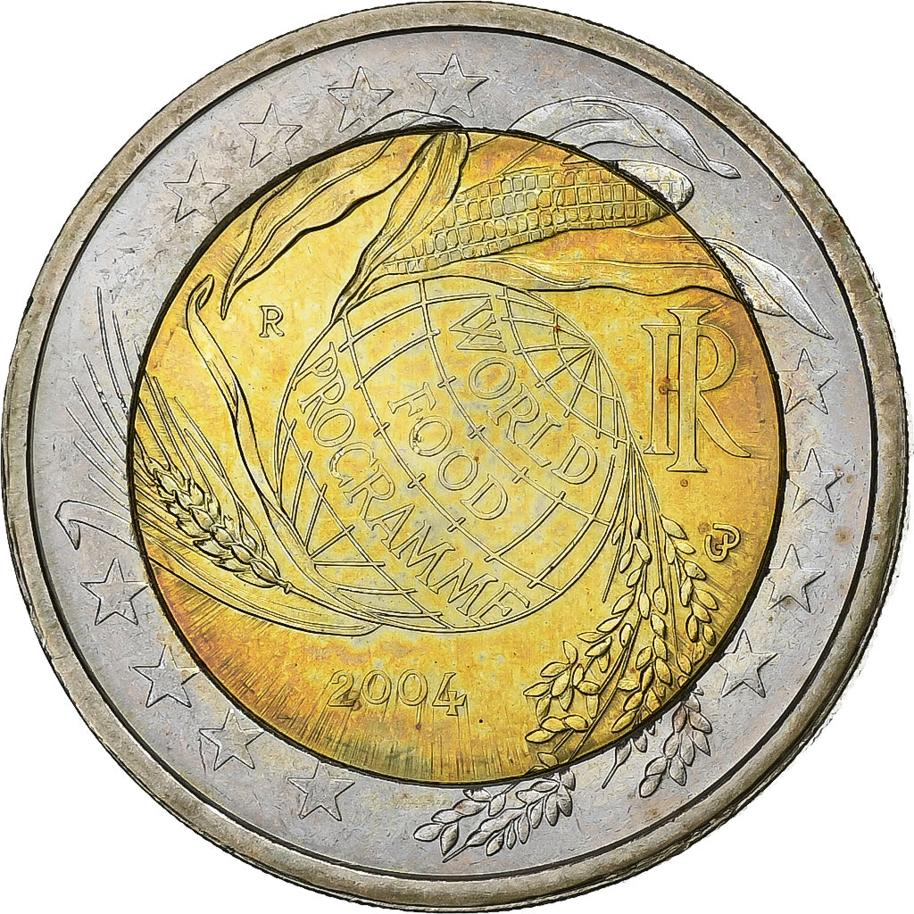 włoski,
2 euro,
2004