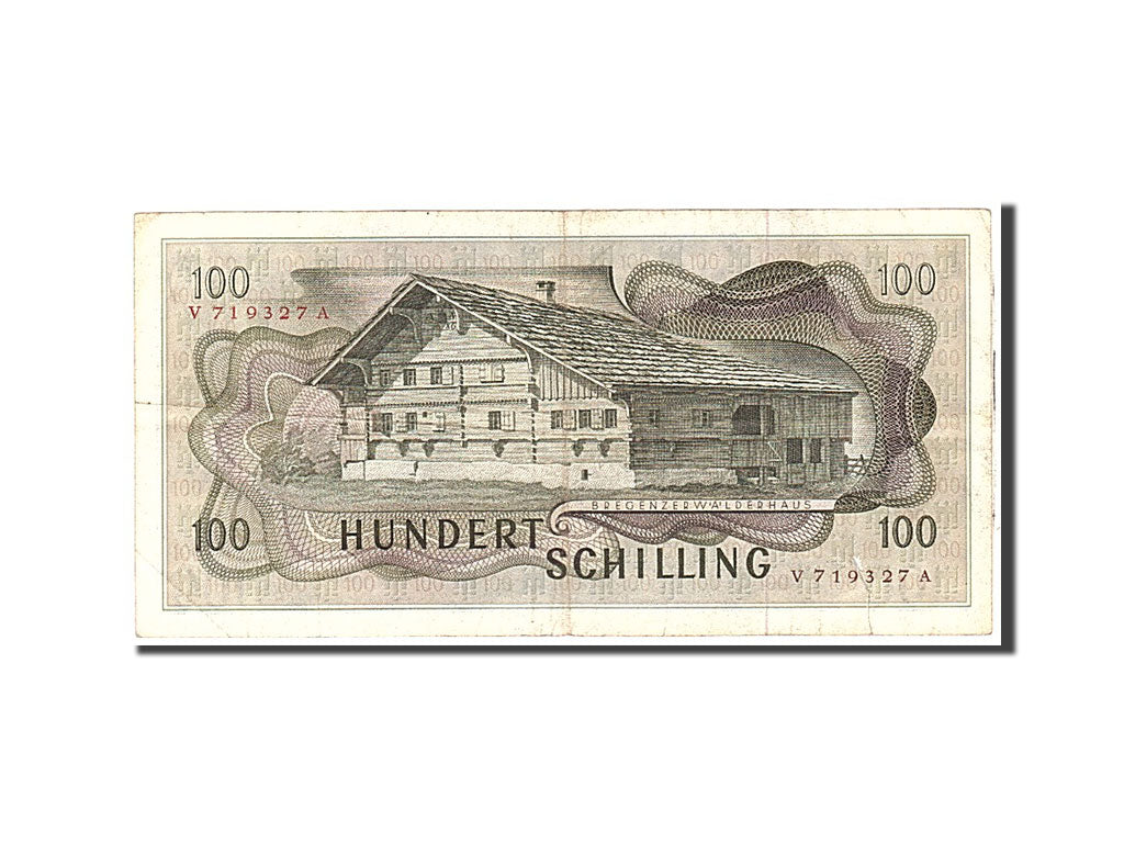 Banknot,
Austria,
100 szylingów