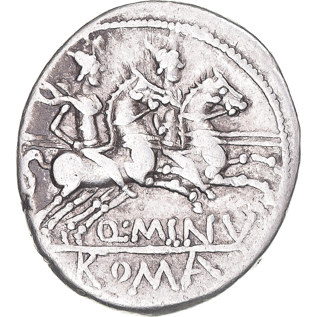 Moneta,
Q. Minucjusz Rufus,
Denar