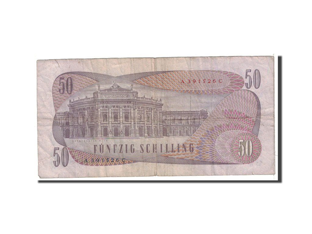 Banknot,
Austria,
50 szylingów