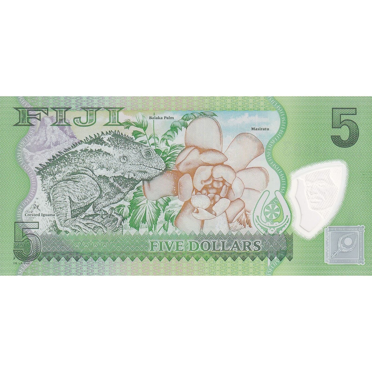Banknot,
Fidżi,
5 dolarów