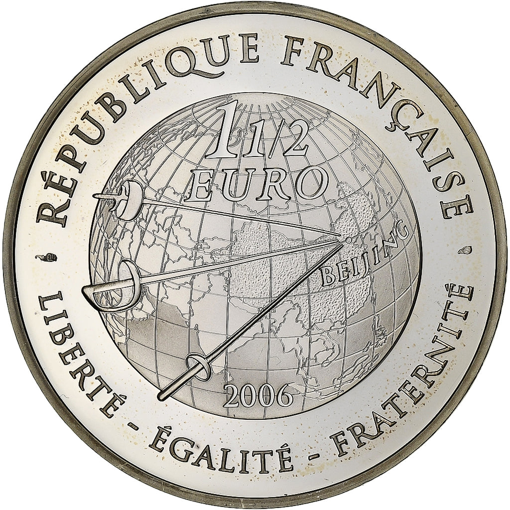 Francja,
1-1/2 Euro,
Escrime - Jeux d'été