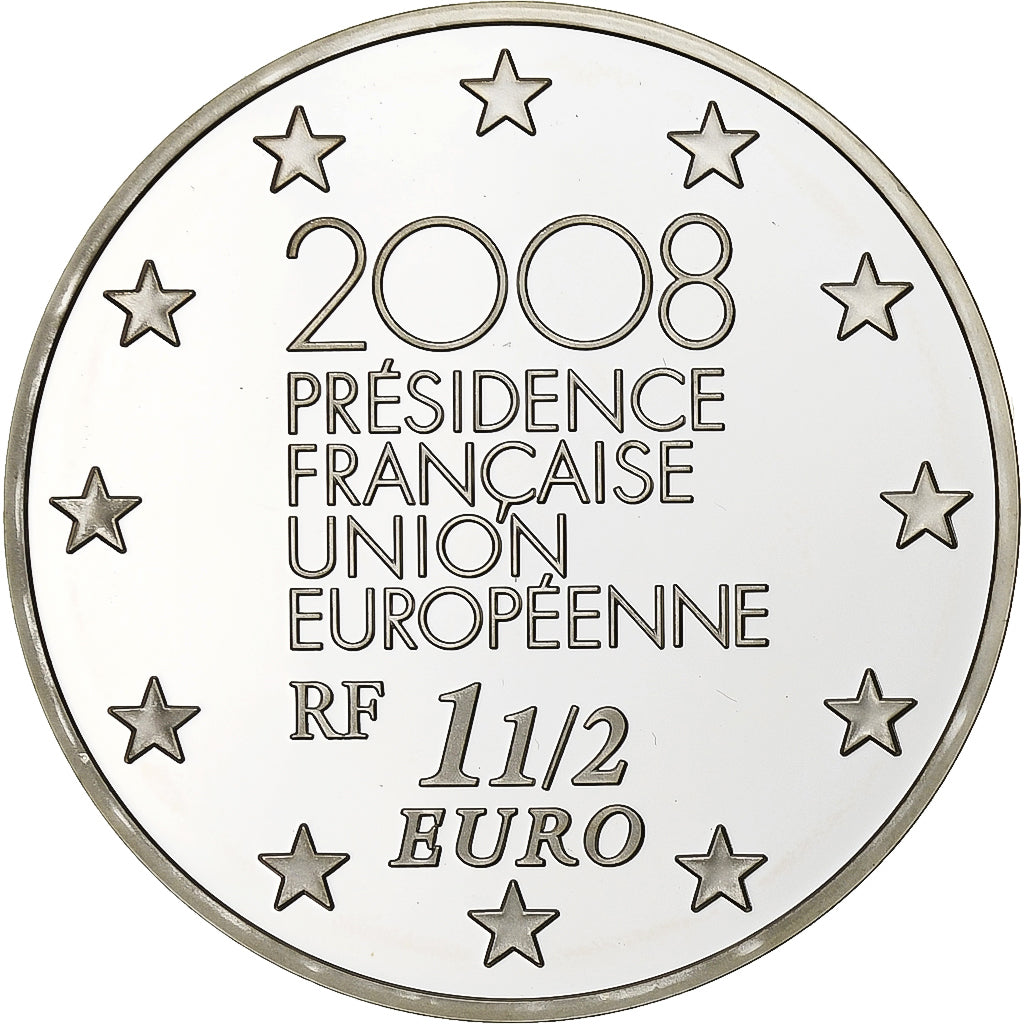 Francja,
1-1/2 Euro,
Europa – Prezydencja francuska Union Européenne