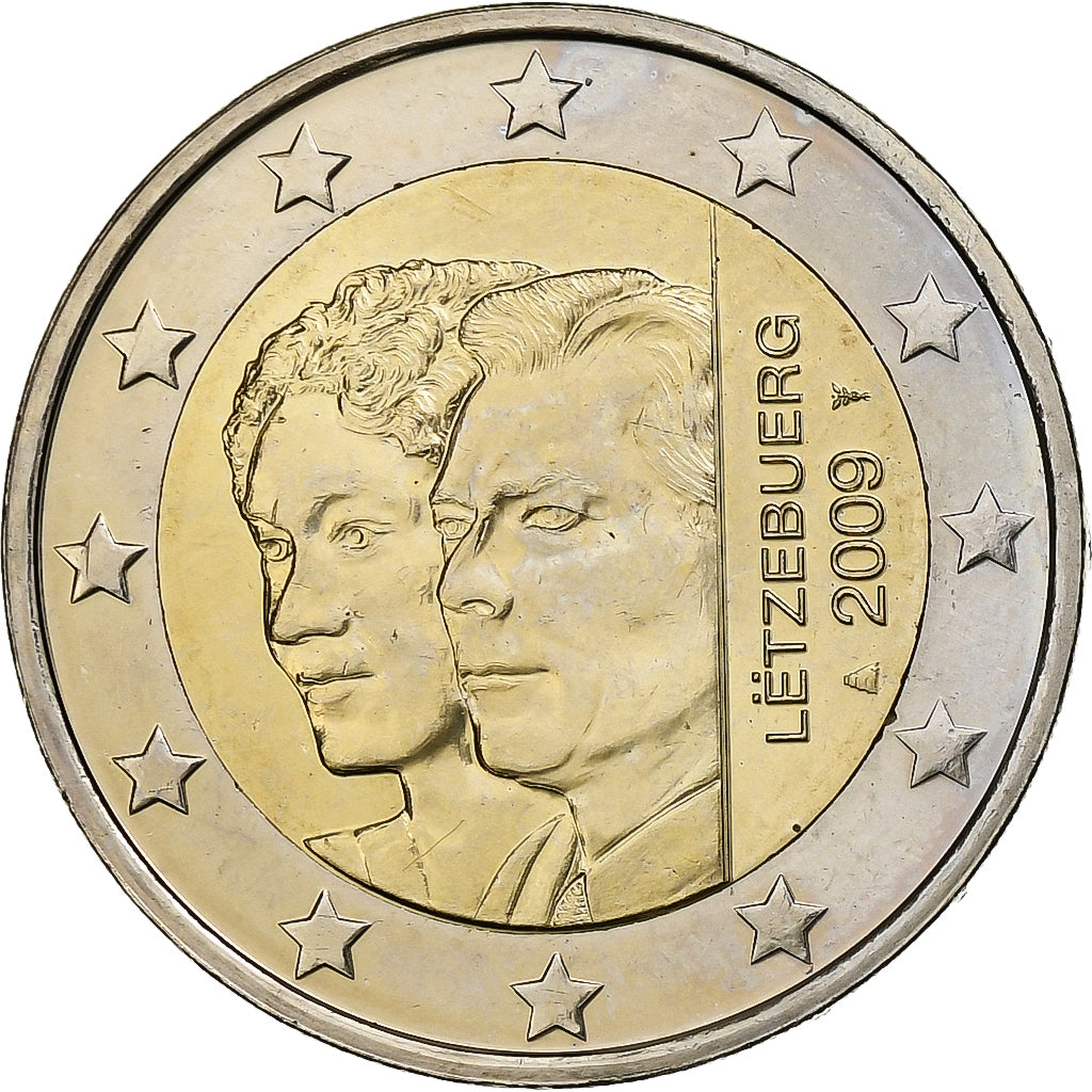 Luksemburg,
2 euro,
Heinrich I. Thronbesteigung Charlottes