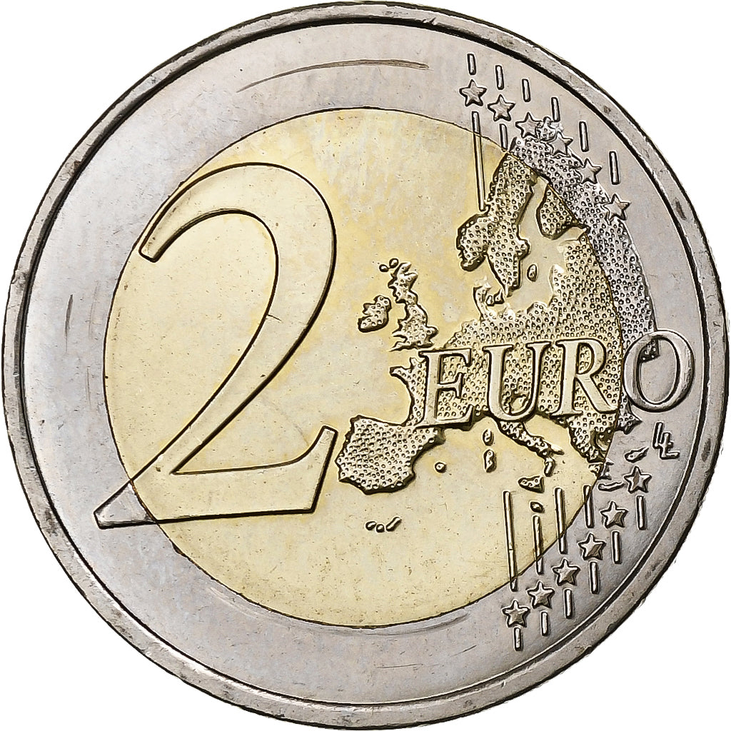 Francja,
2 euro,
Fußball-Europameisterschaft 2016