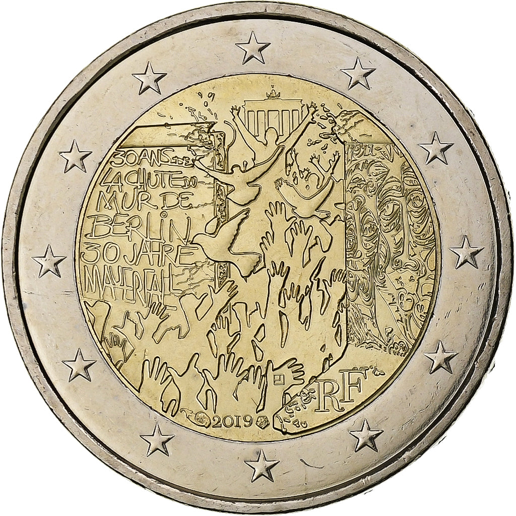 Francja,
Berliner Mauer,
2 euro