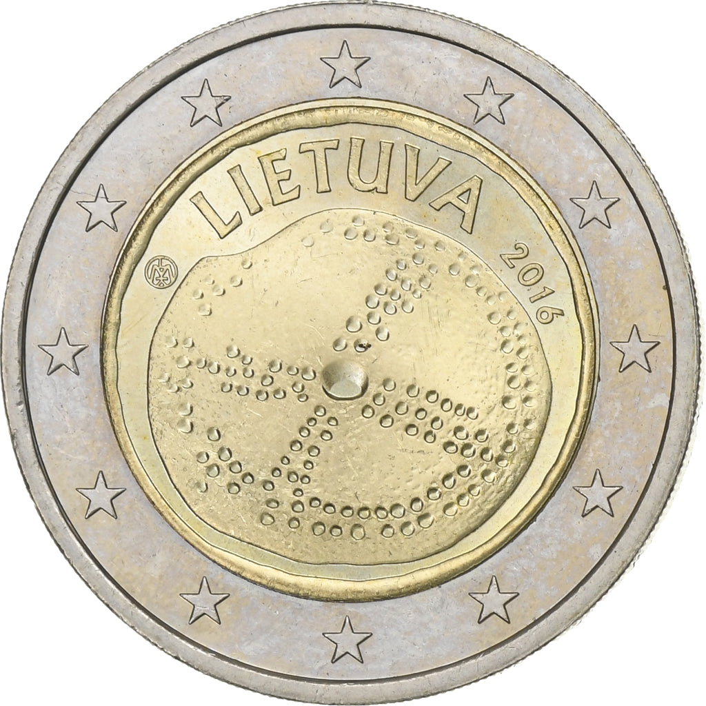 Litwa,
2 euro,
KULTUR BALTE