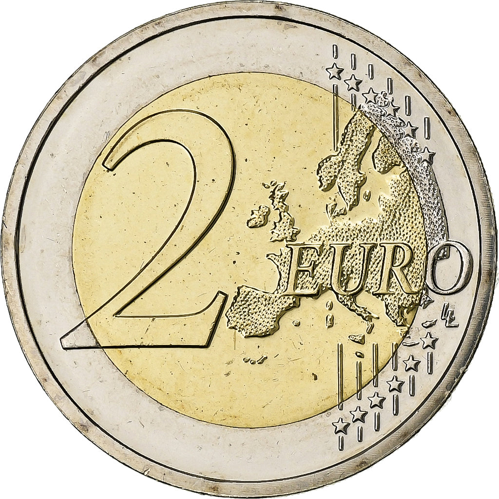Niederlande,
2 euro,
Europäischer Vorhang