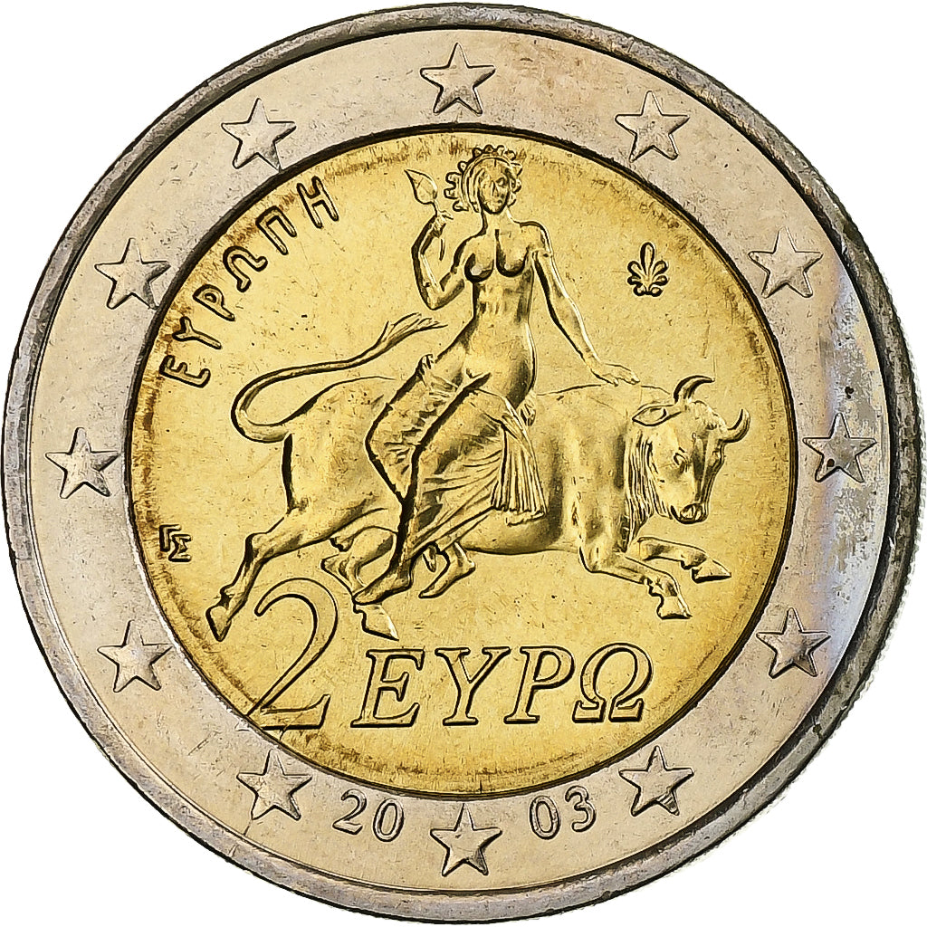 Griechenland,
2 euro,
2003