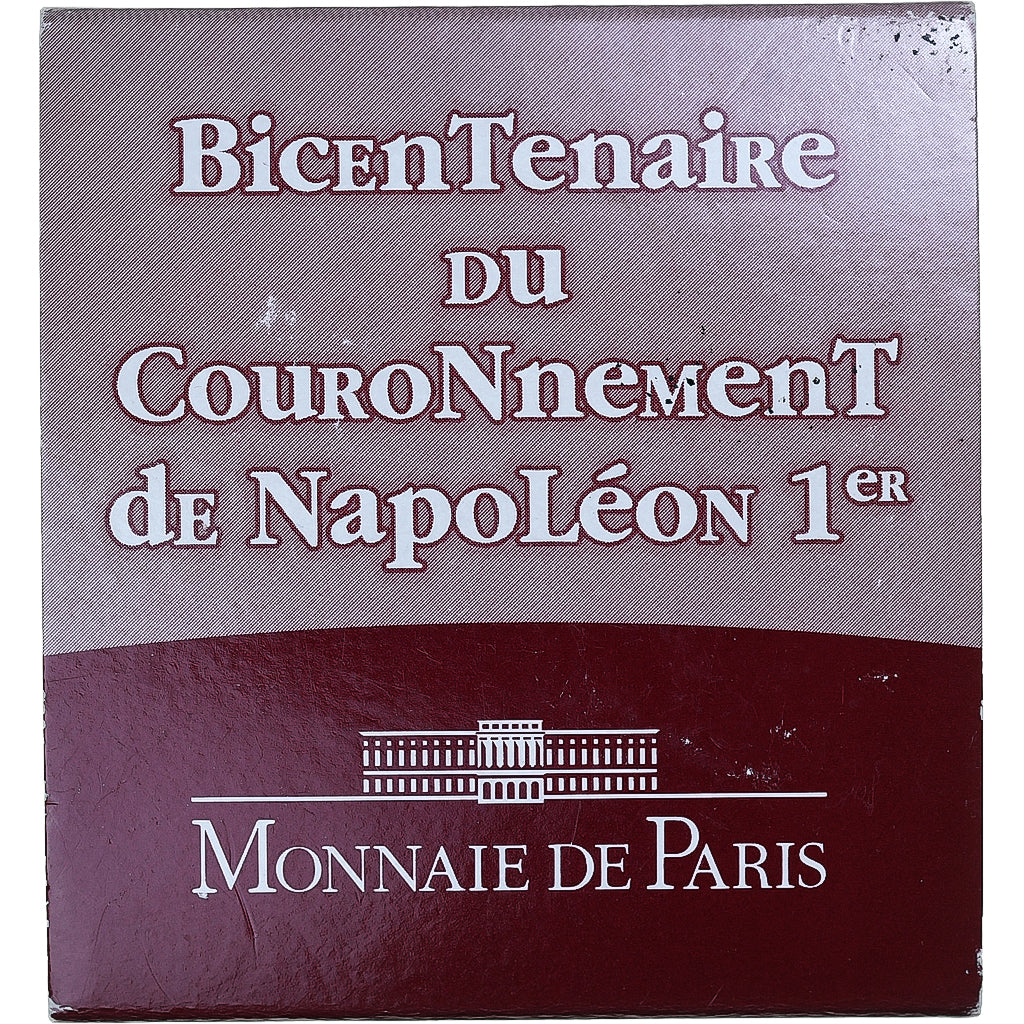 Francja,
1-1/2 Euro,
Bicentenaire du Couronnement de Napoléon Ier