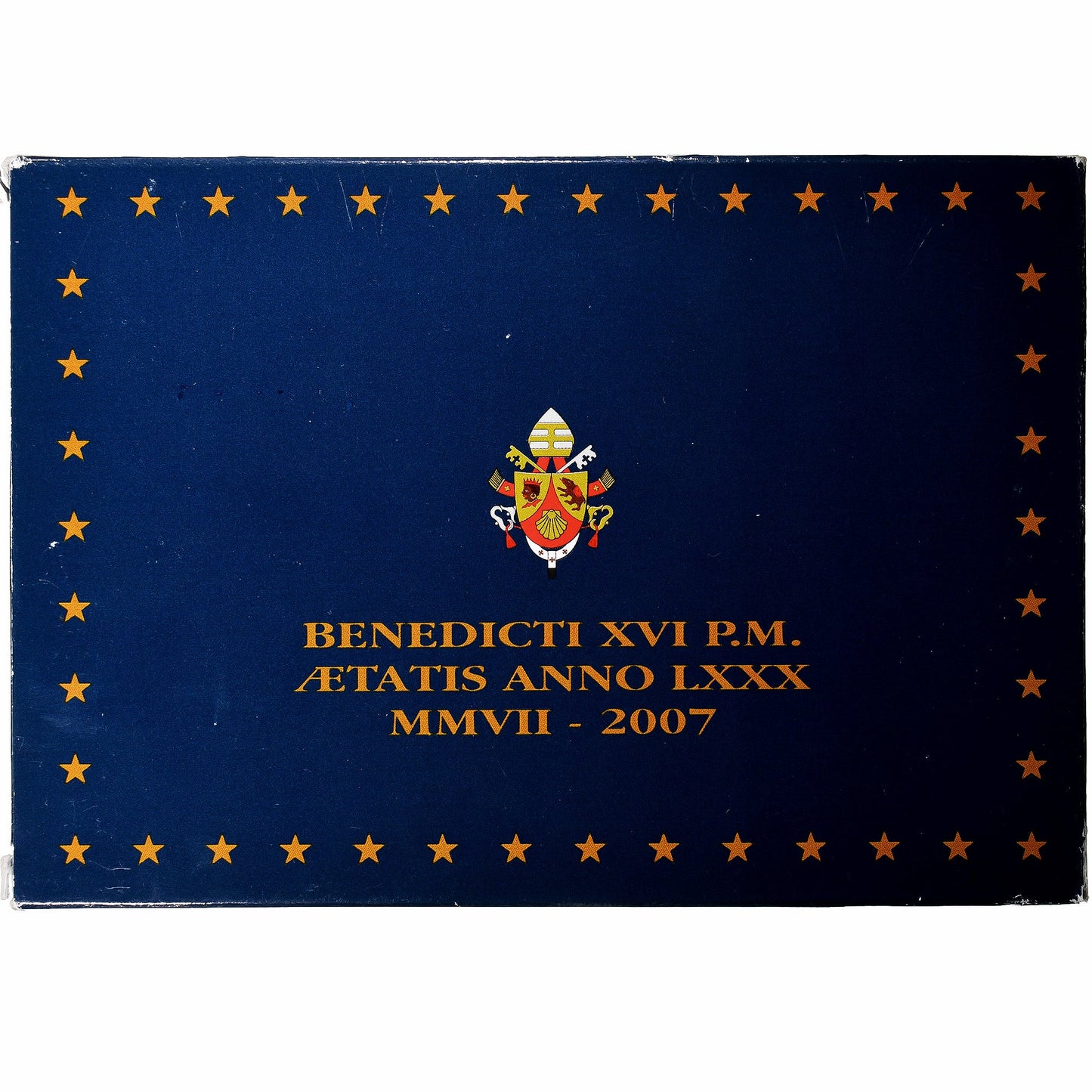 Watykan,
Benedykt XVI.,
Setze 1 ct. - 2 Euro + Medalik