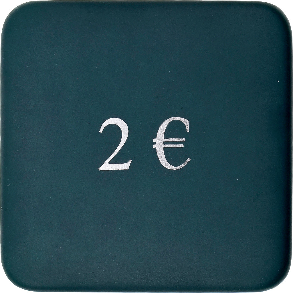 Belgia,
2 euro,
Währungsunion