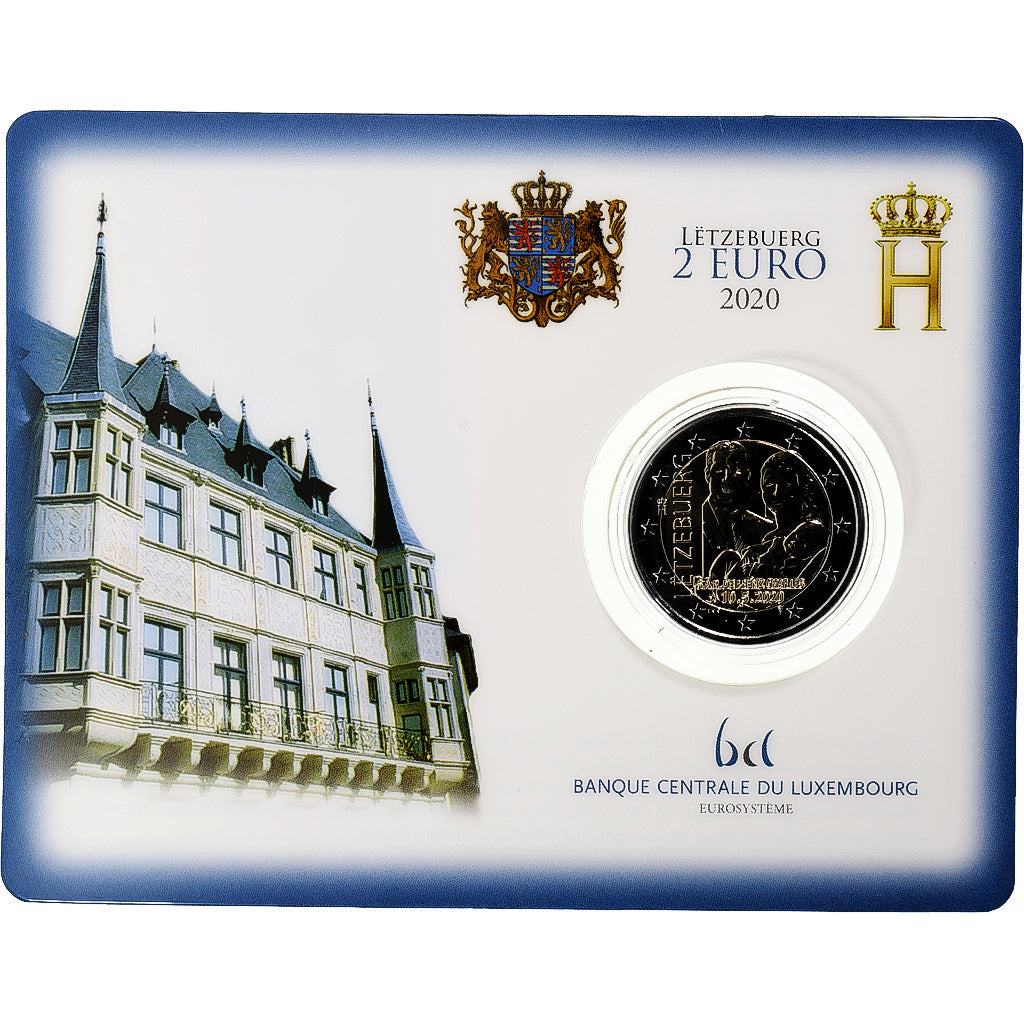 Luksemburg,
2 euro,
Geburta von Prinza Karola