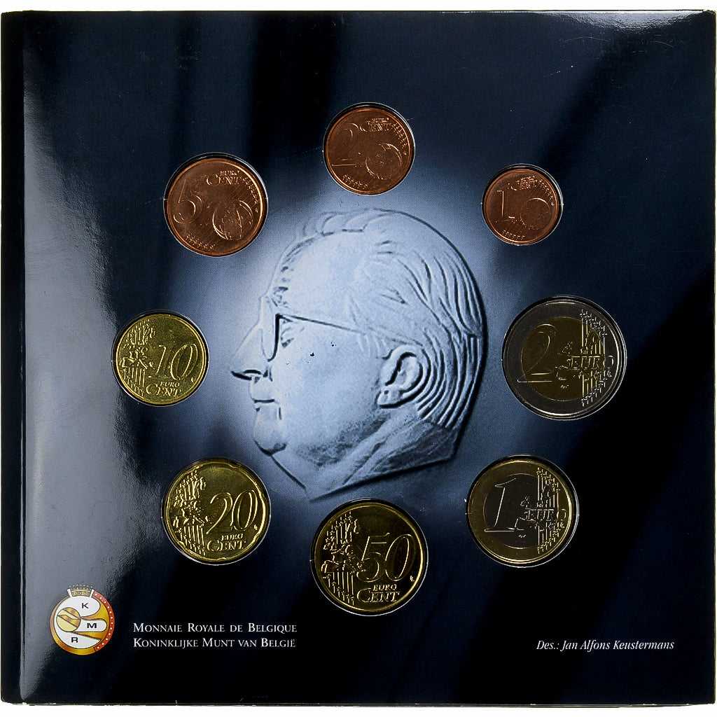 Beneluks,
Setze 1 ct. - 2 Euro + Jeton,
BU