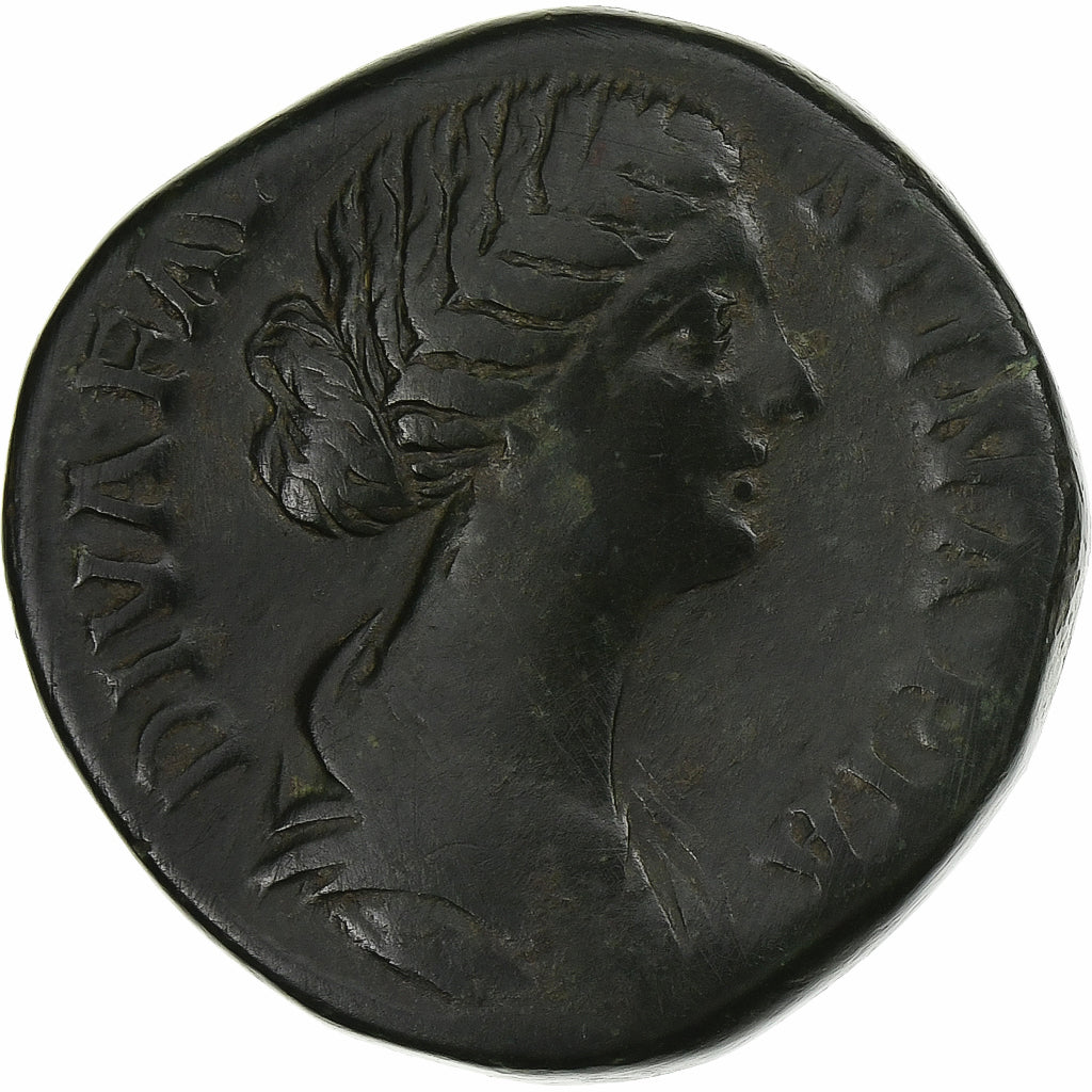 Diwa Faustyna II,
Sestercjusz,
176-180