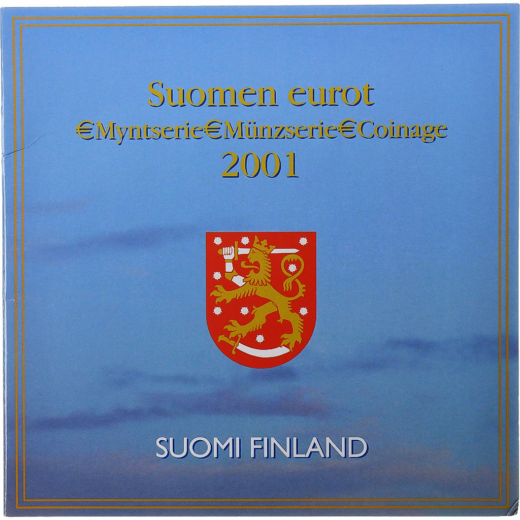 Finlandia,
Setze 1 ct. - 2 euro,
2001