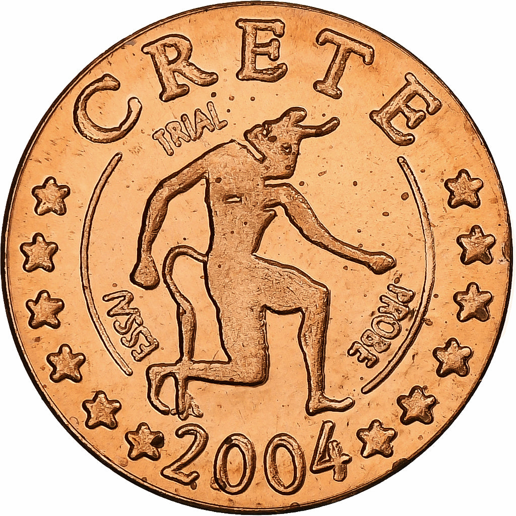 Kreta,
2 eurocenty,
Fantasie-Euro-Muster