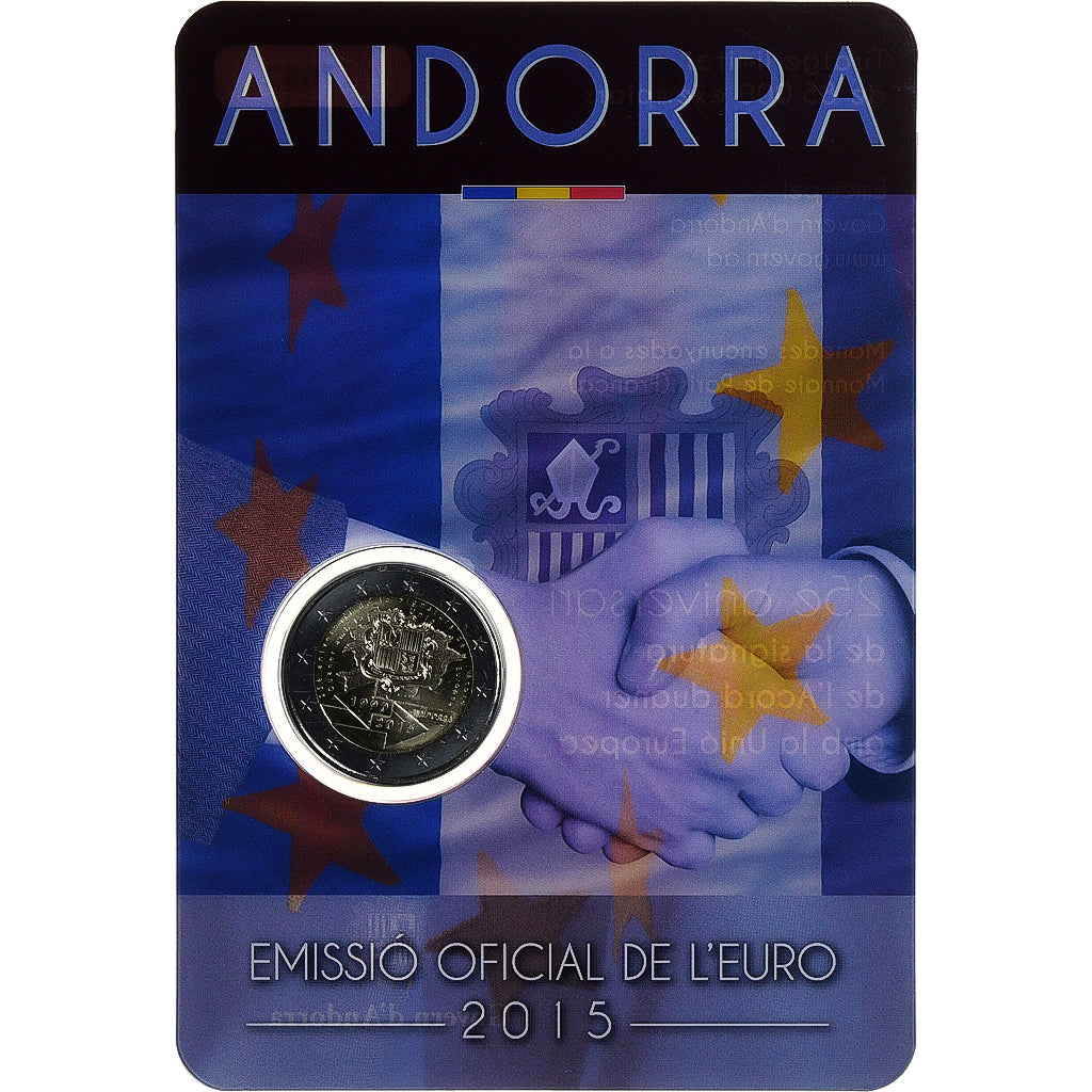 Andora,
2 euro,
25. Jahretag des Abkommens mit der EU