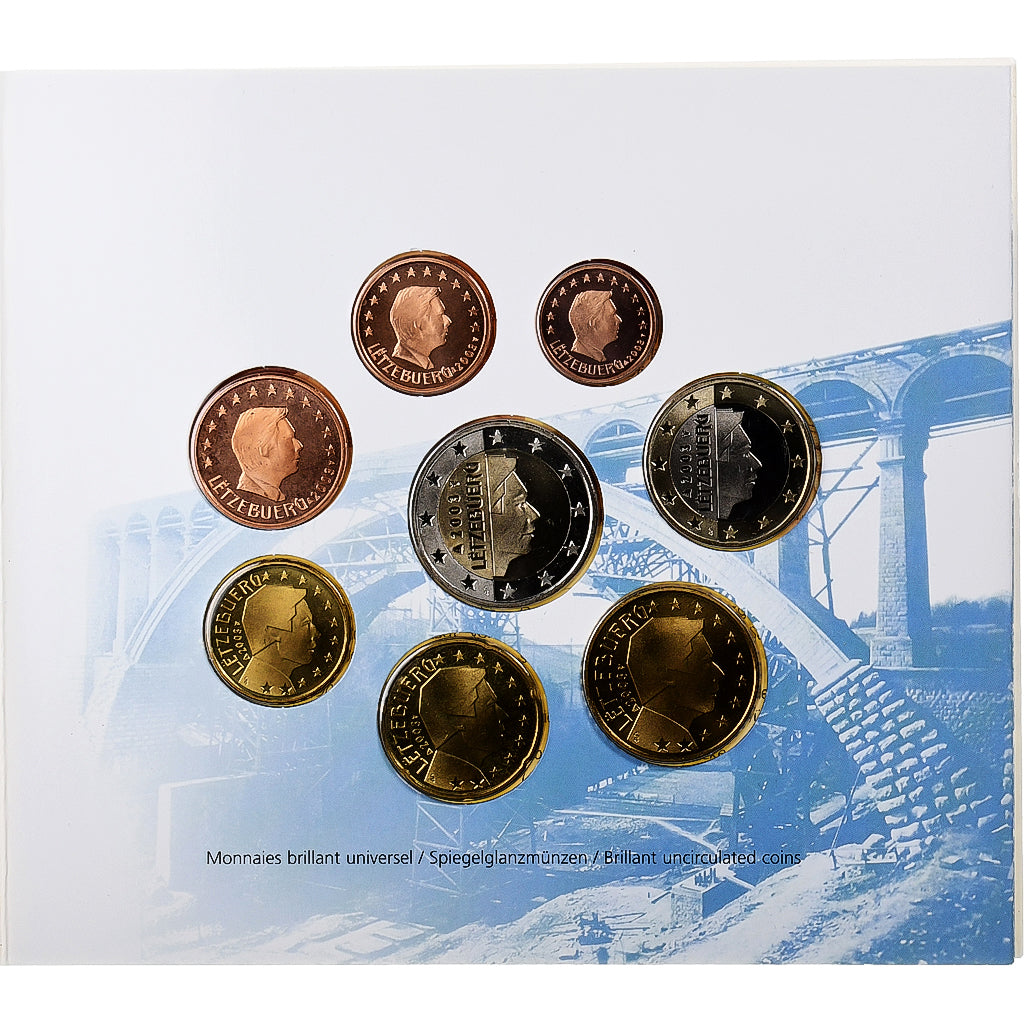 Luksemburg,
1 cent za 2 euro,
Pont Adolf