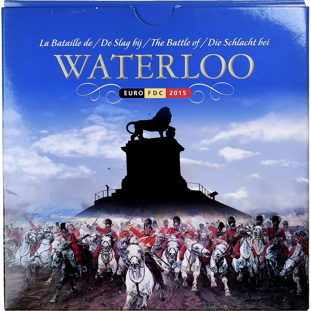 Belgia,
1 cent za 2 euro,
Schlachta von Waterloo
