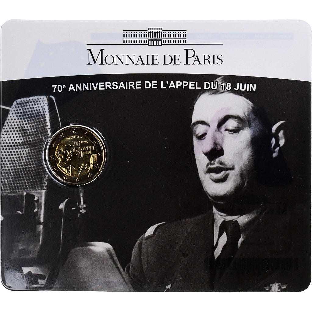 Francja,
2 euro,
Apfel vom 18. Juni