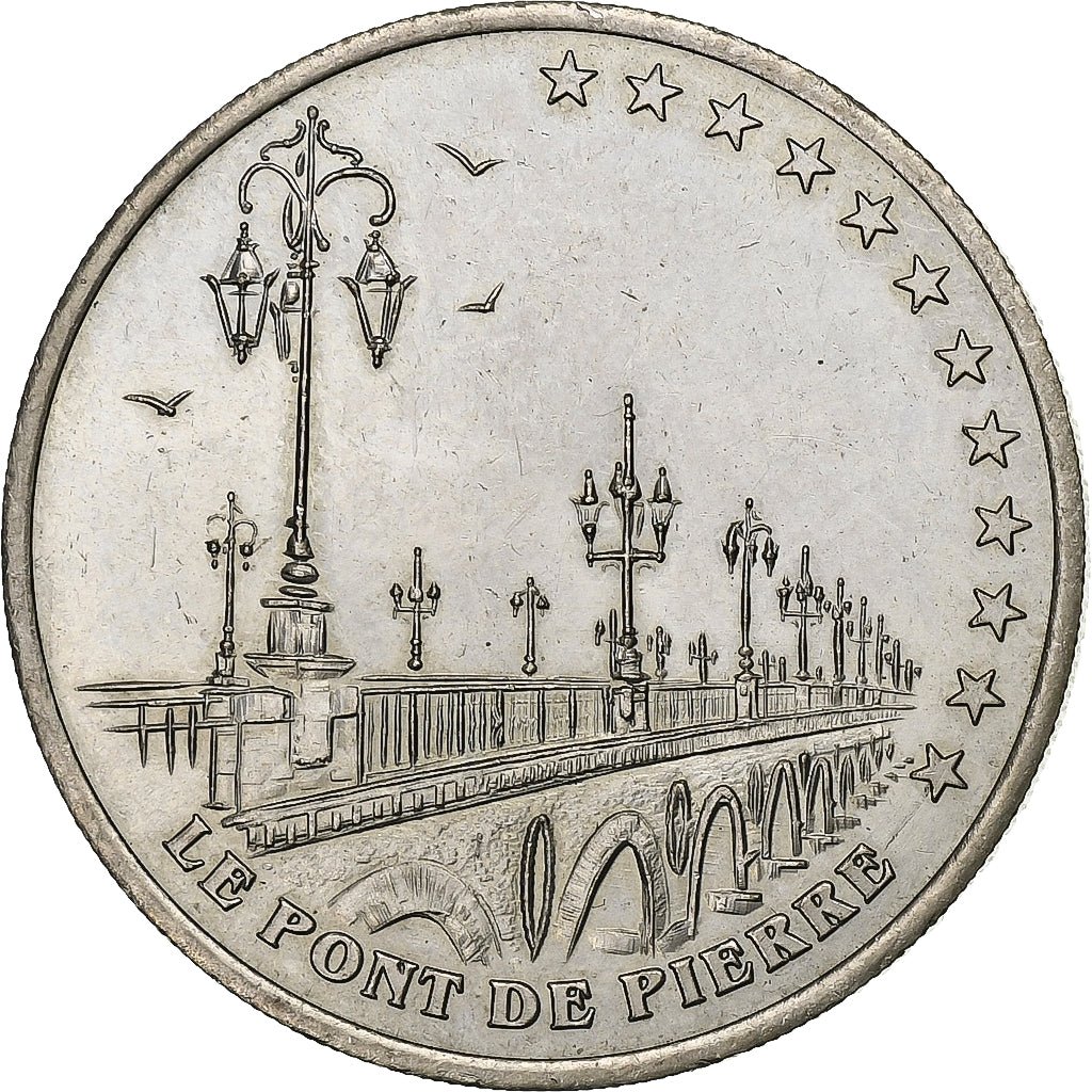 Francja,
2 Euro Bordeaux,
Le Pont de Pierre
