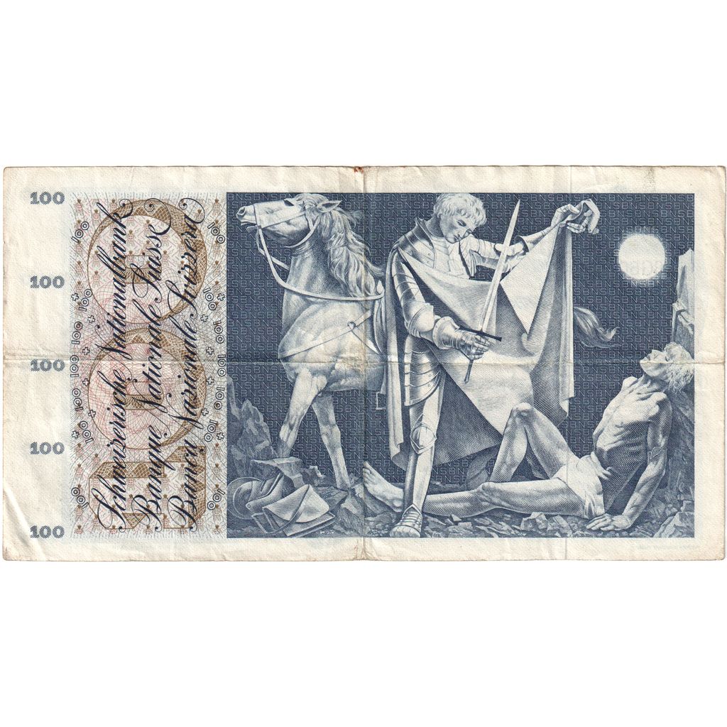 Szwajcaria,
100 Frankenów,
1965