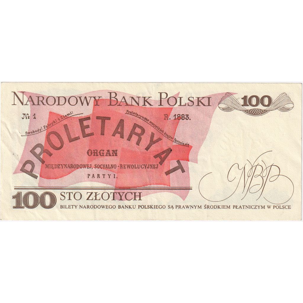 Polska,
100 złotych,
1986-06-01