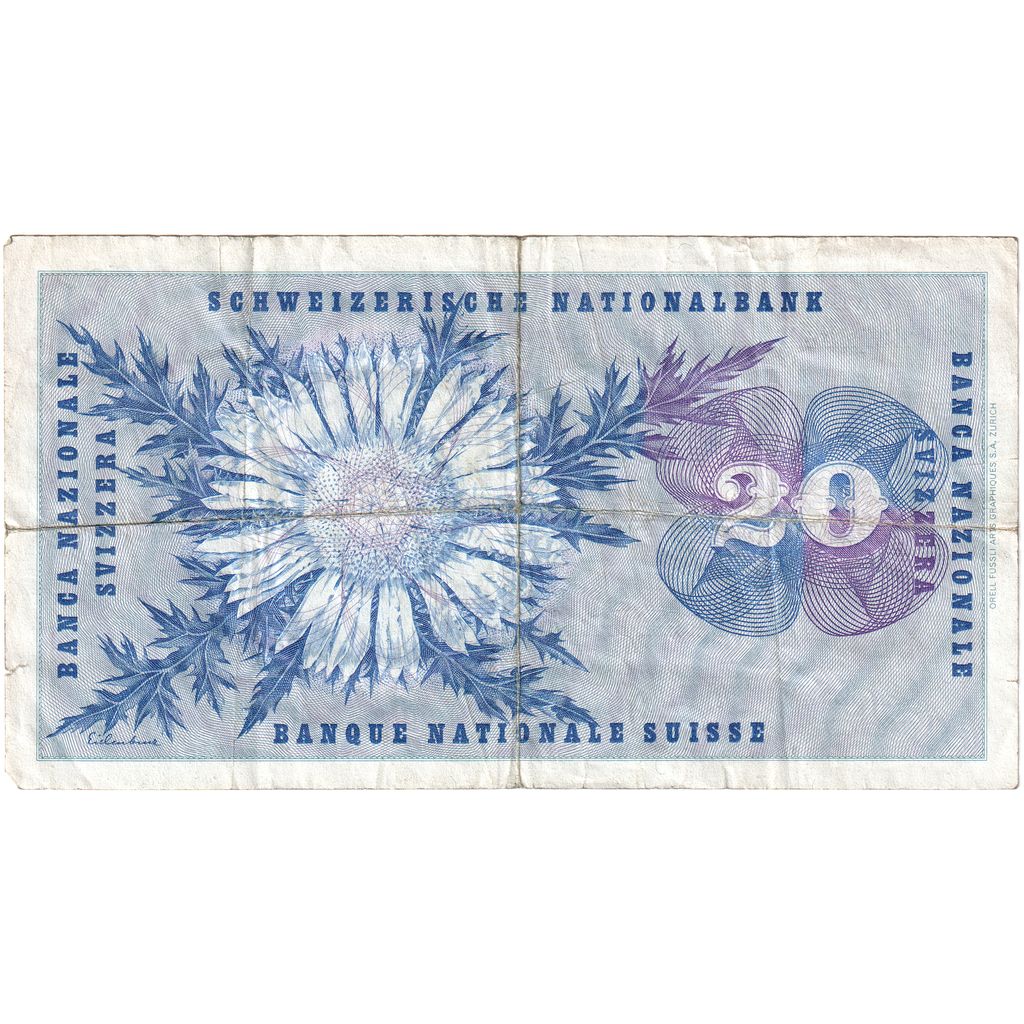 Szwajcaria,
20 Frankena,
10.02.1971