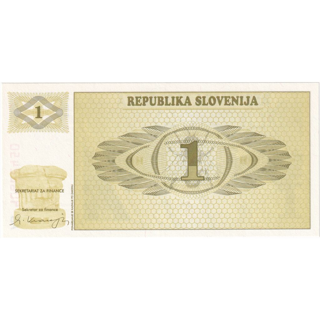 Słowenia,
1 tolar,
UNC(65-70)