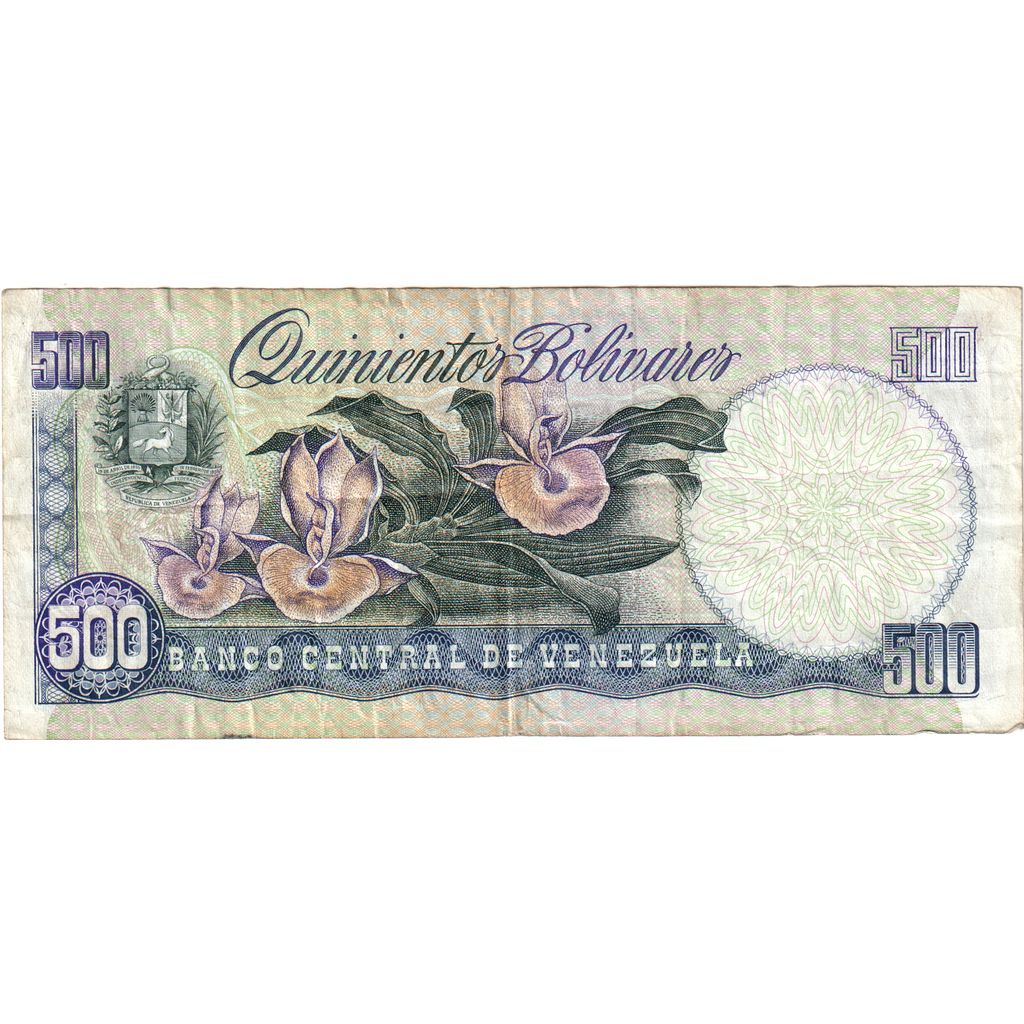 Wenezuela,
500 boliwarów,
31.05.1990