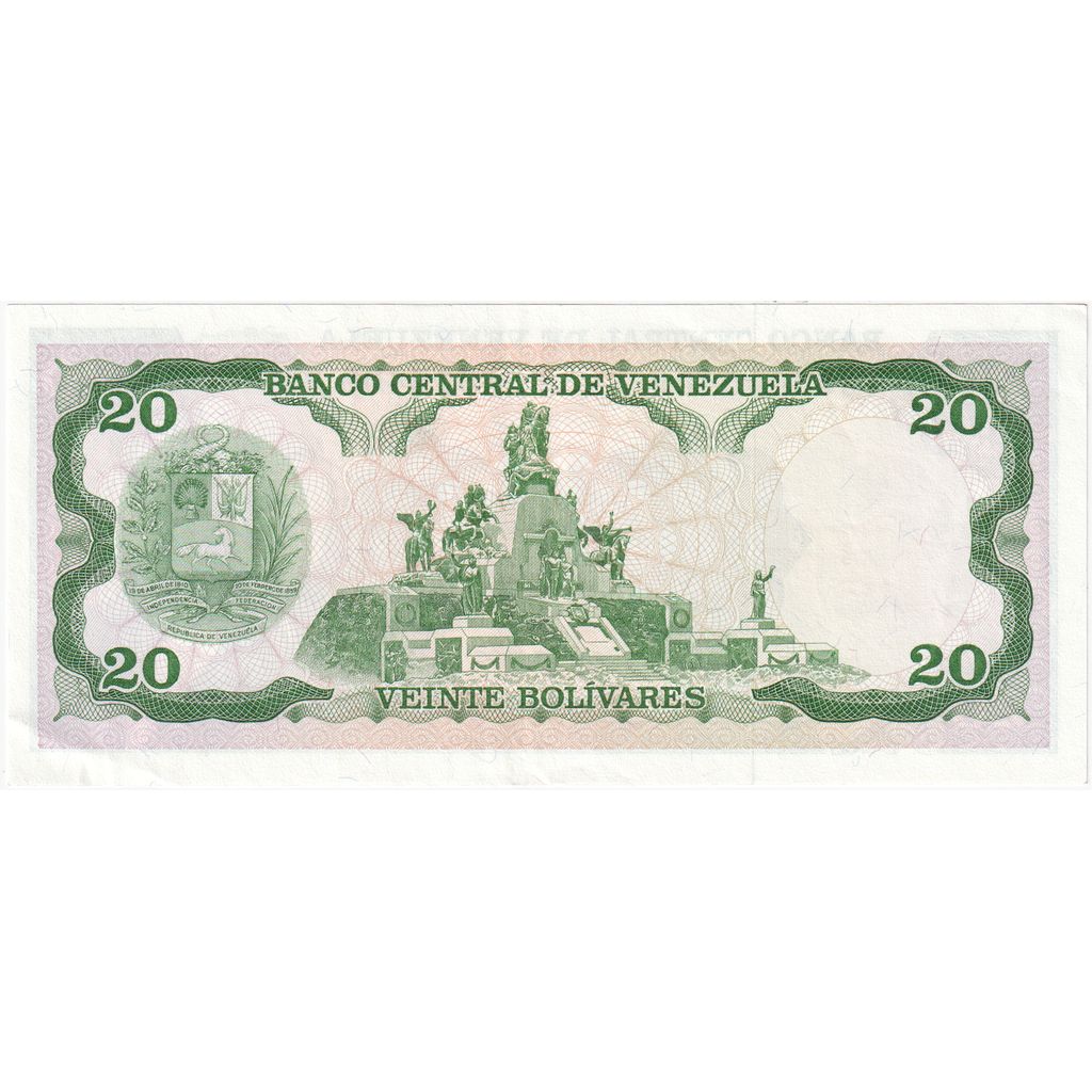 Wenezuela,
20 boliwarów,
1995-06-05
