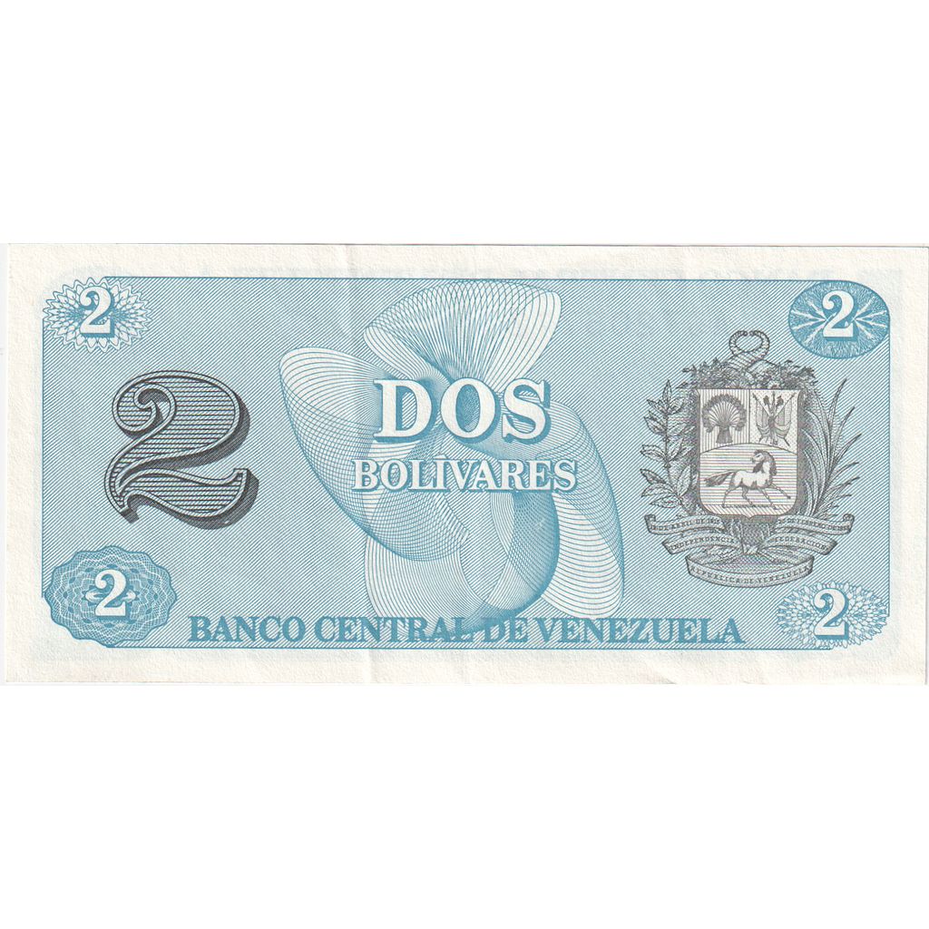 Wenezuela,
2 boliwary,
1989-10-05