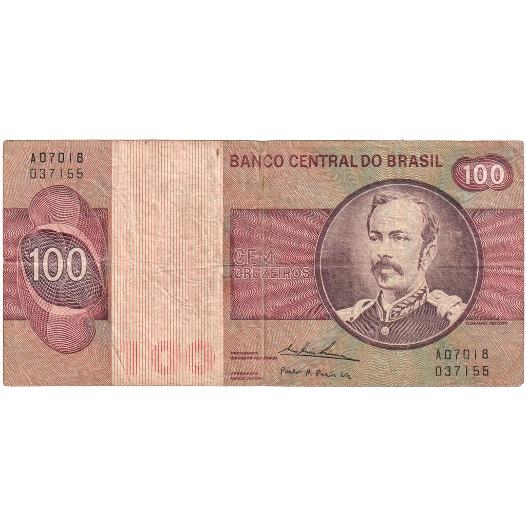 Brazylia,
100 Cruzeiros,
VF(30-35)