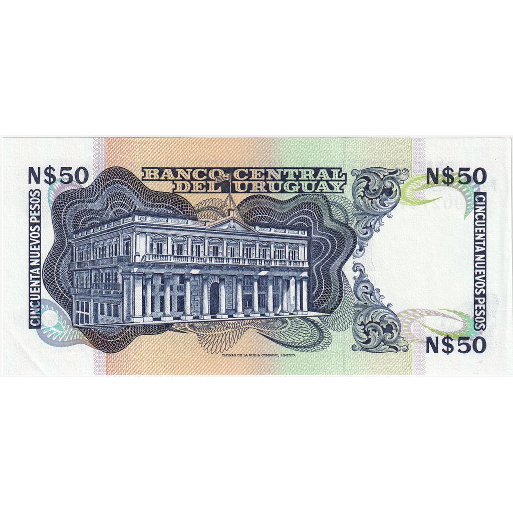 Urugwaj,
50 nowych peso,
UNC(65-70)