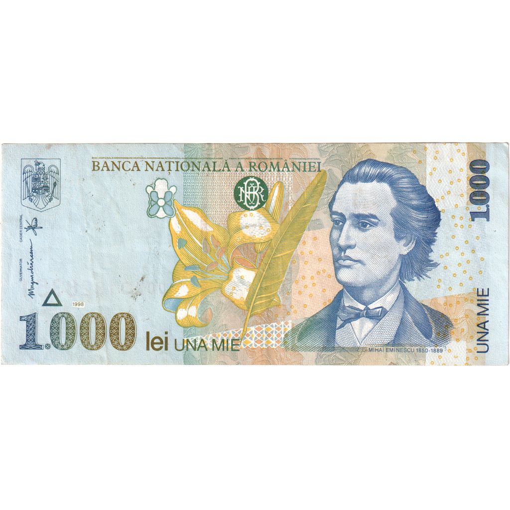 Rumunia,
1000 lei,
WF(40-45)