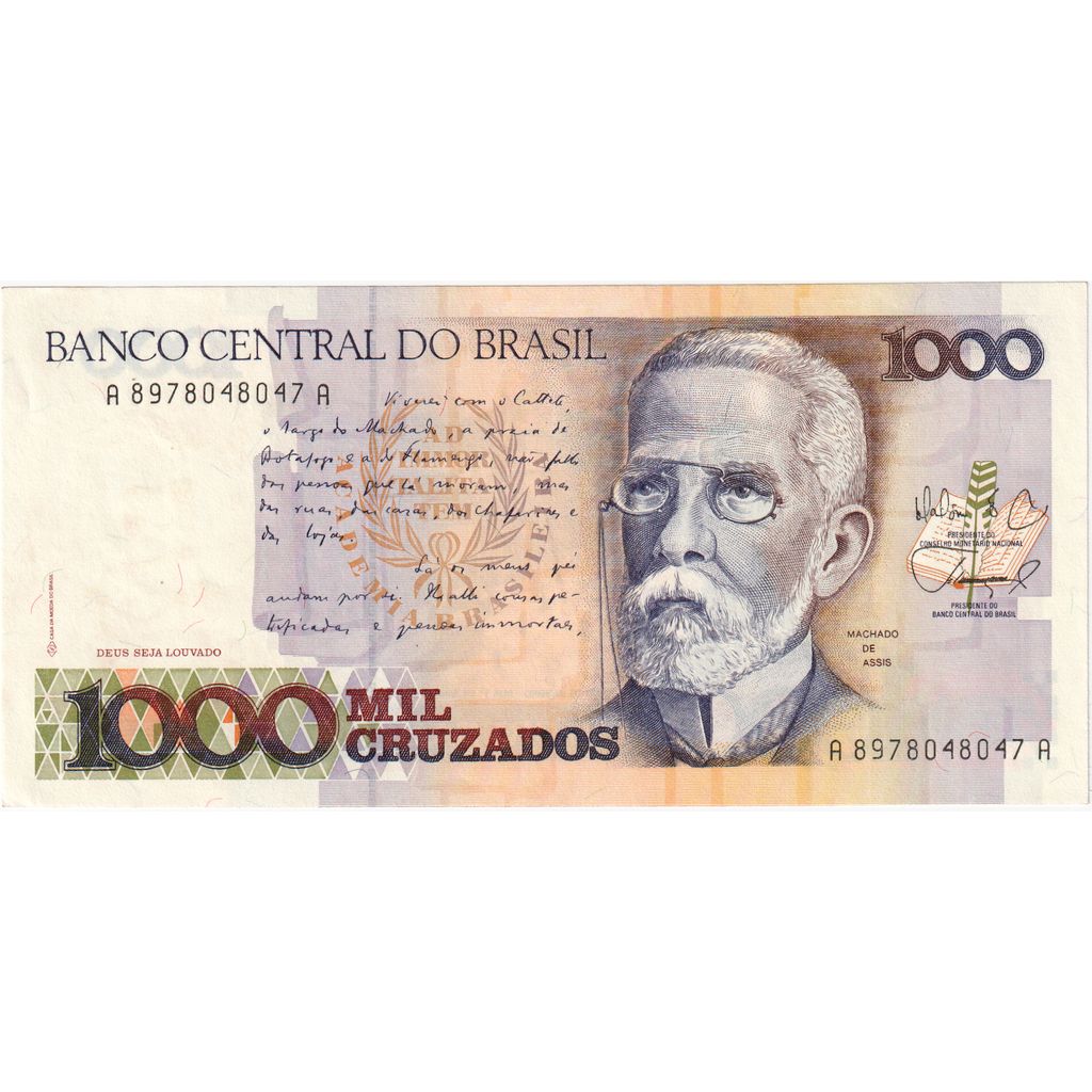 Brazylia,
1000 Cruzados,
KM:213b