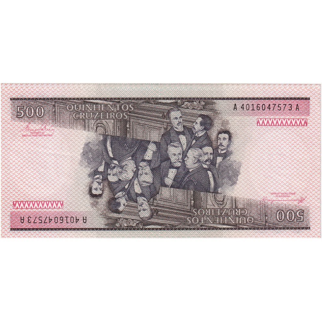 Brazylia,
500 Cruzeiros,
KM:200b