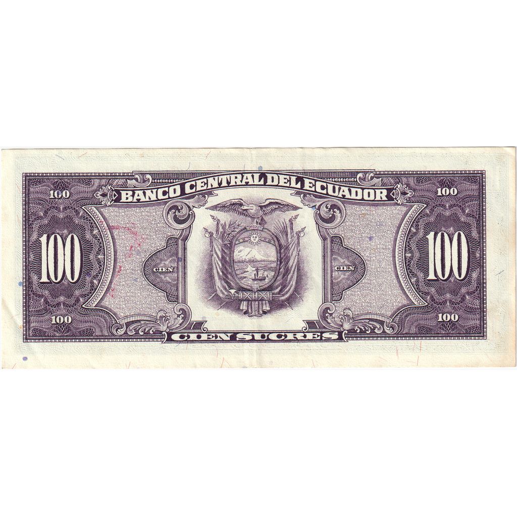 Ekwador,
100 Sucre,
20.04.1990