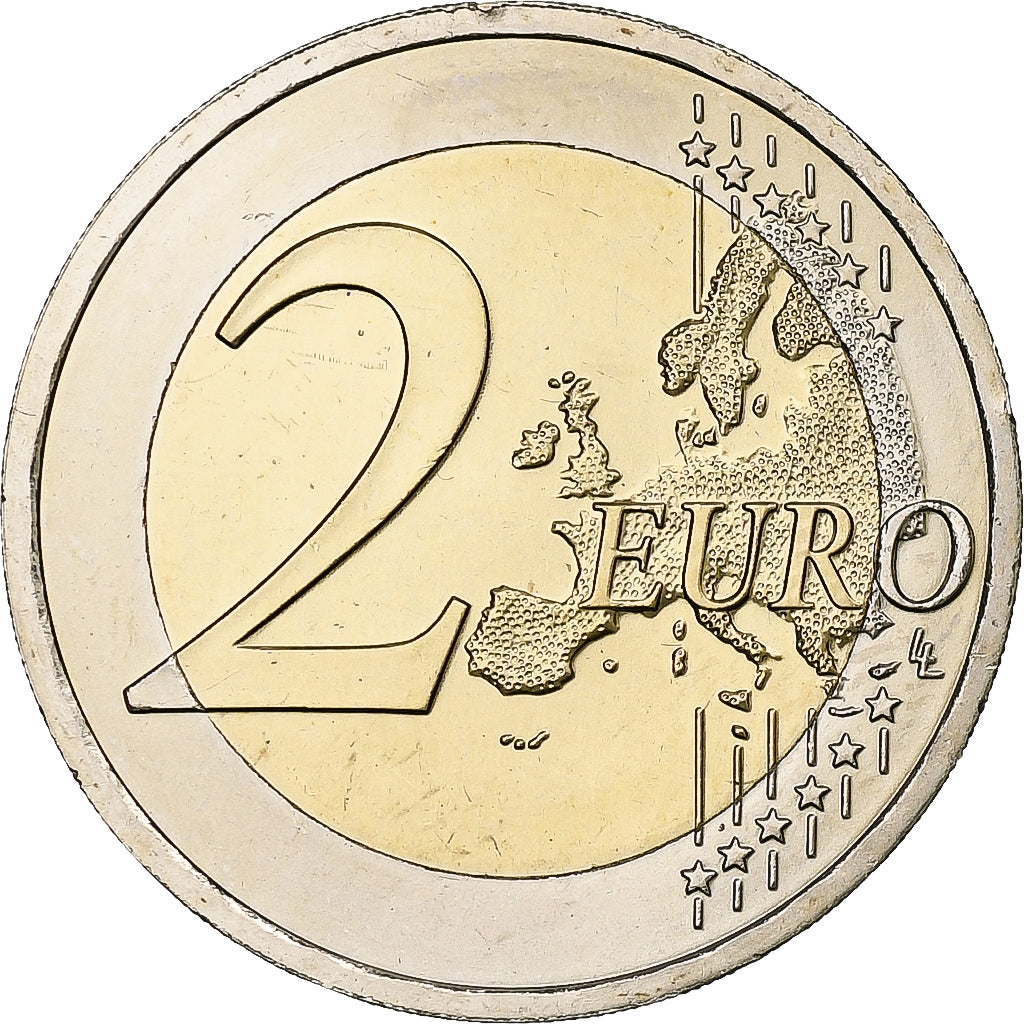 Österreich,
2 euro,
Einführung in den Euro
