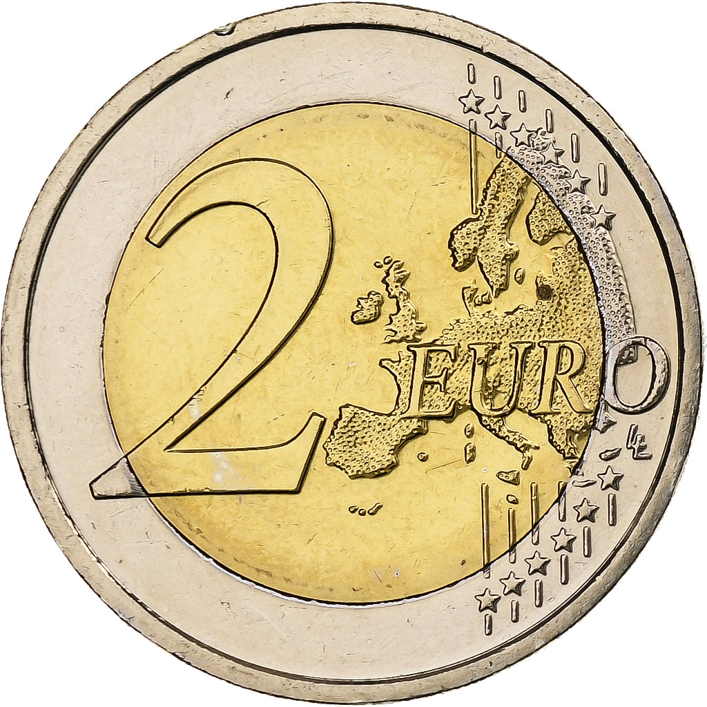 Irlandia,
2 euro,
30 Jahre vor dem Drapeau de l'UE