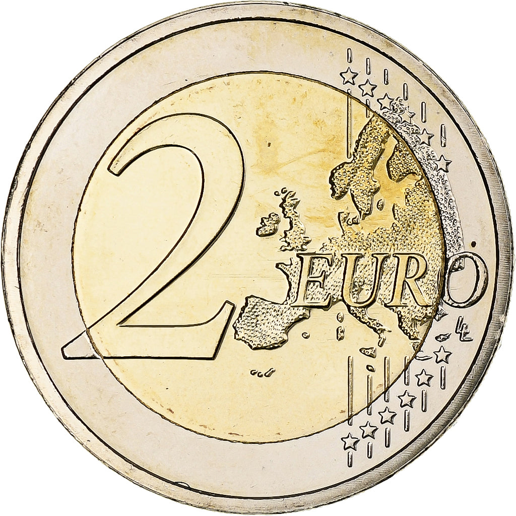 Malta,
2 euro,
Einführung in den Euro